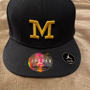 Michigan fitted hat 7-7/8 brand new with tags
